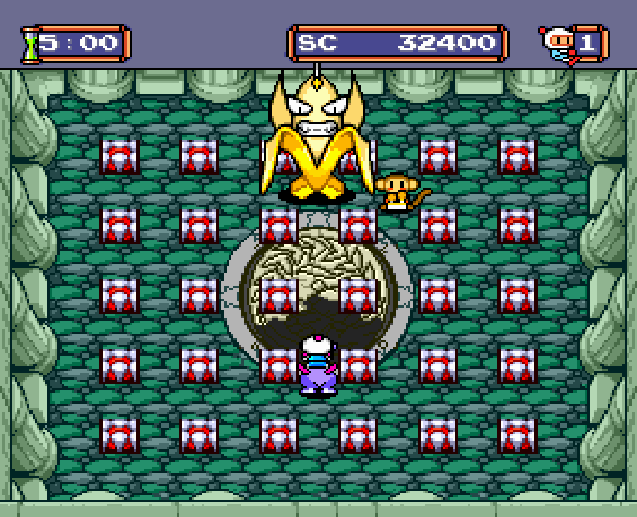 Bomberman 94 Stage 1 Bossfight